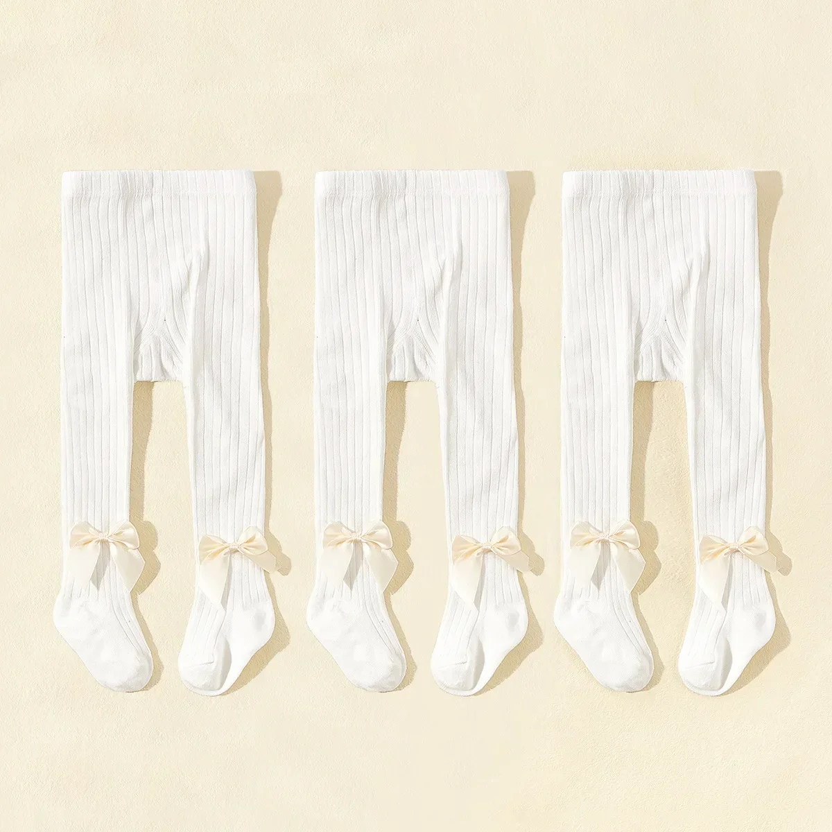 3/1 قطعة/المجموعة الاطفال الجوارب ربيع الخريف الأميرة Bowknot الفتيات موضة مريحة للتنفس جوارب طويلة من القطن للأطفال تخزين #6