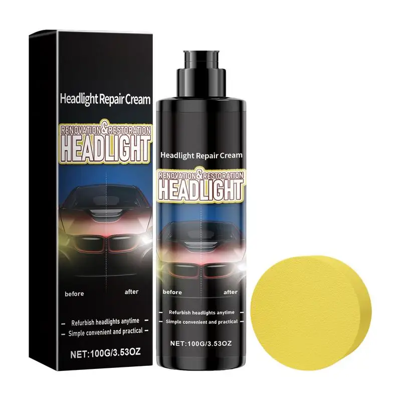 

Набор для восстановления фар, средство для обновления и полировки линз фар