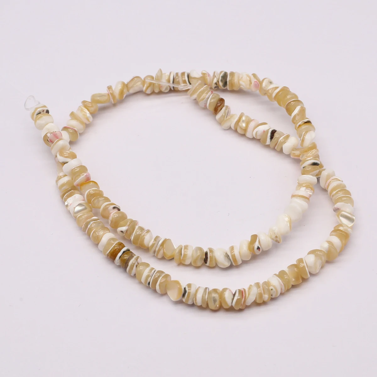 5-6mm Khaki Chips Shell Unregelmäßige Natürliche Süßwasser Perle Exquisite Frauen Schmuck Machen DIY Halskette Armband Ohrring Zubehör