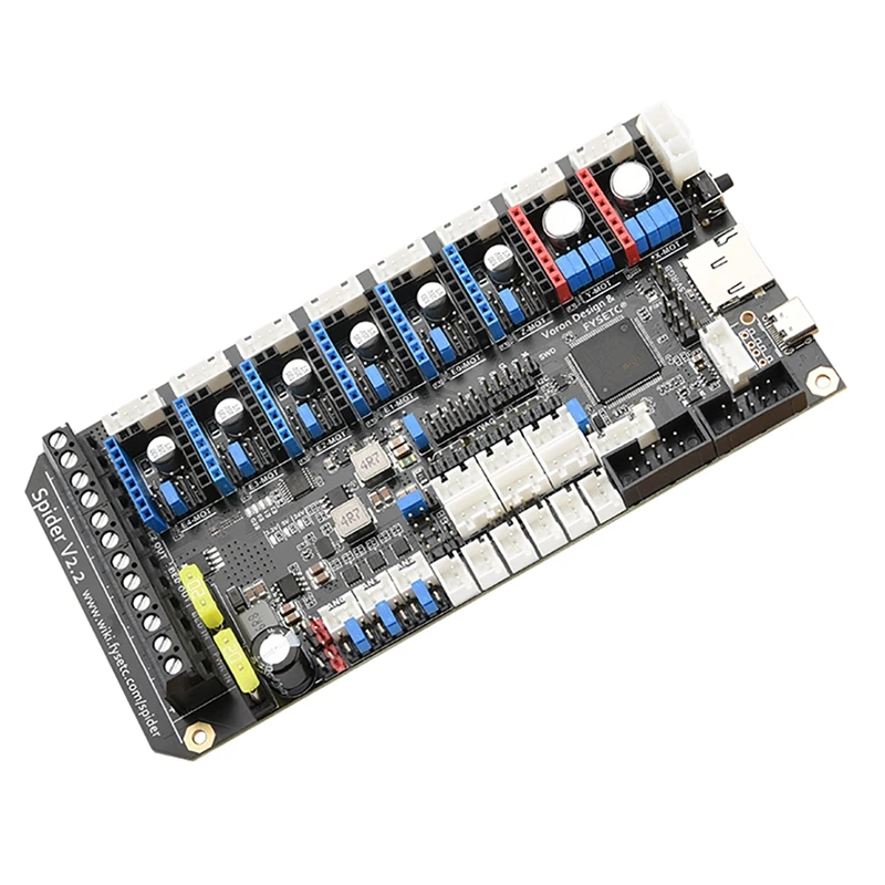 

3D Printer Accessories Spider V2.2 Motherboard 32-Bit STM32F446 VORON 2.4/Switchwire 8-Axis Control Board