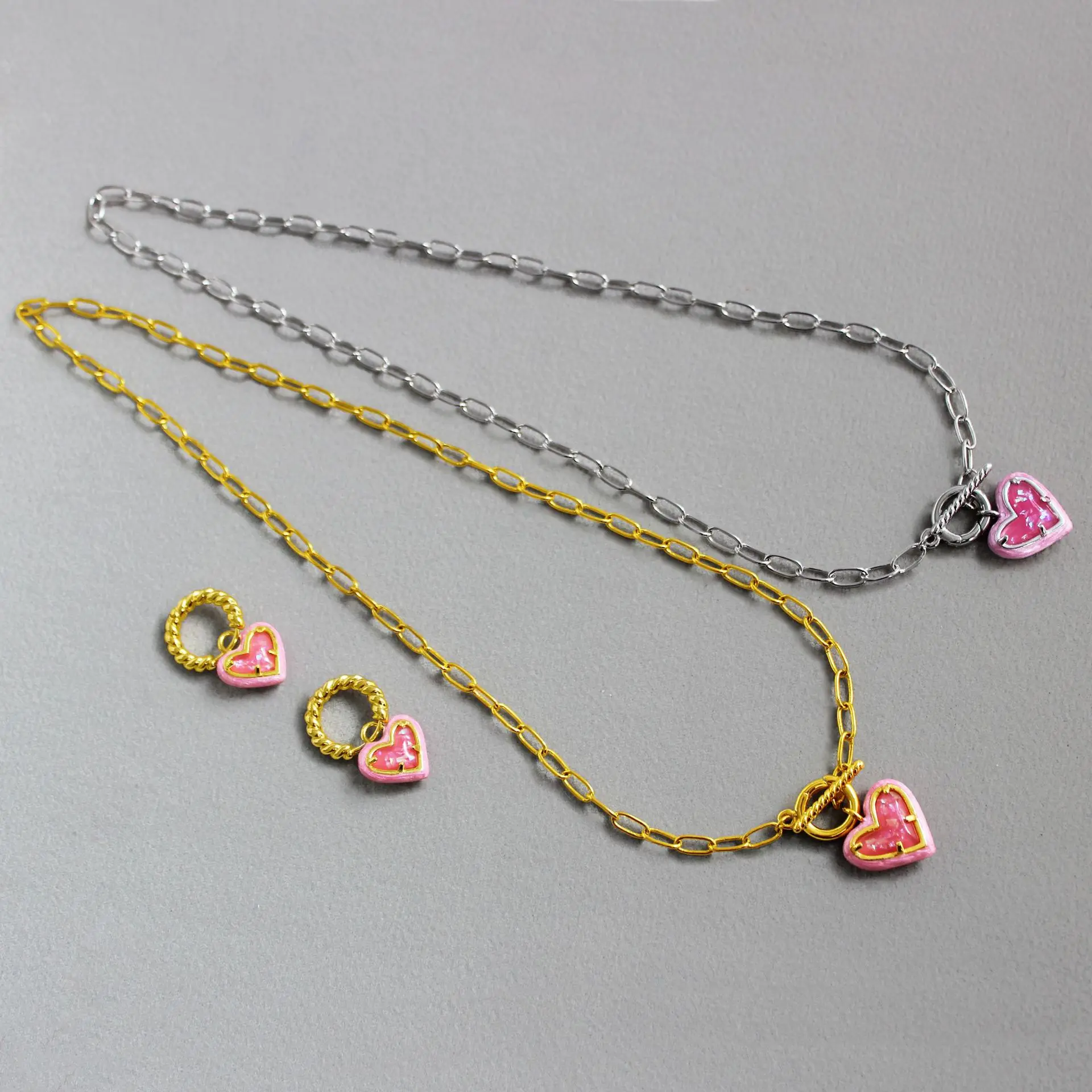 

KS European and American New Retro Simple and Versatile Daily Classic Unique Heart-shaped Necklace