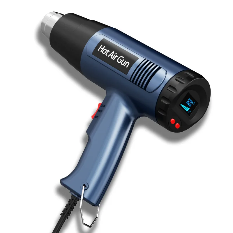 866 Neutral Button Temperature-adjustable Heat Gun For Industrial  Household  Film Application With Stepless Temperature Control