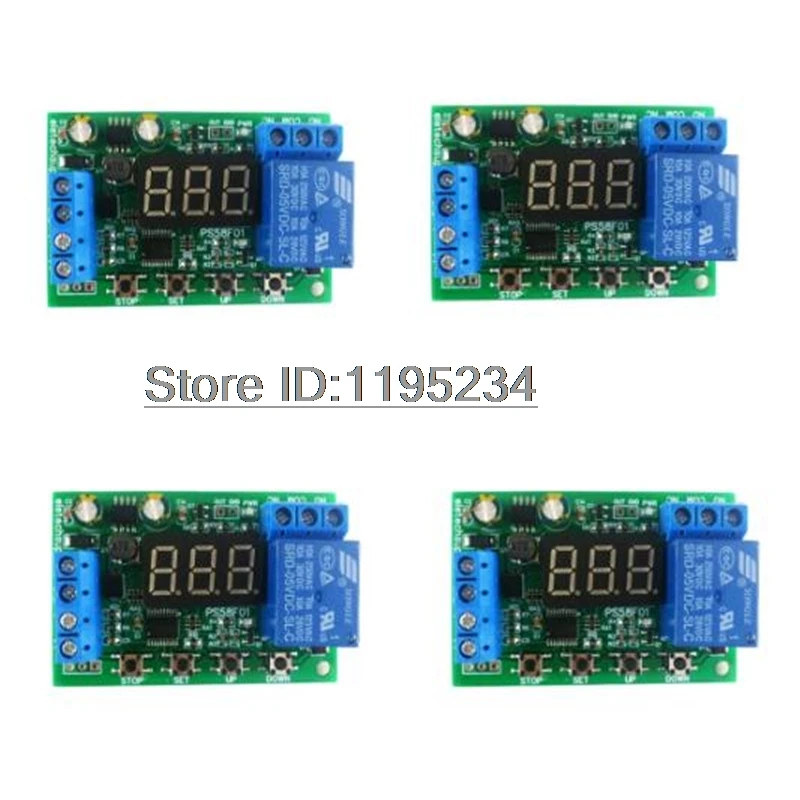 5pcs PS58F01 Auto Cut Off DC 0-60V Battery Charger Discharger Undervoltage Overvoltage Protection Board 18650 Lead-Acid