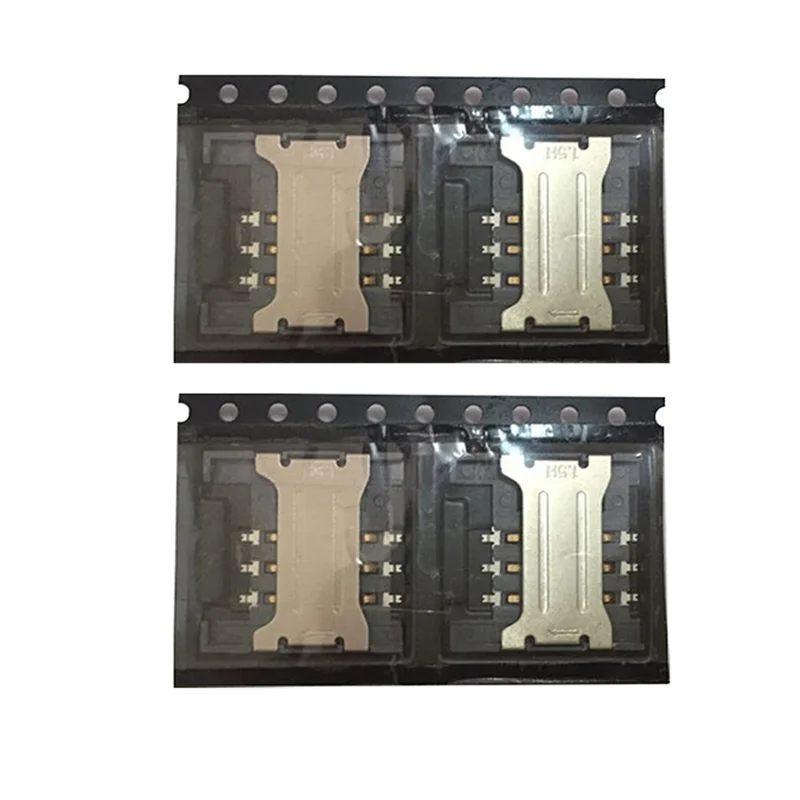 SIM card holder, SIM card slot, 6P, ultra-thin SIM card holder, high temperature resistance and reflow soldering, high quality