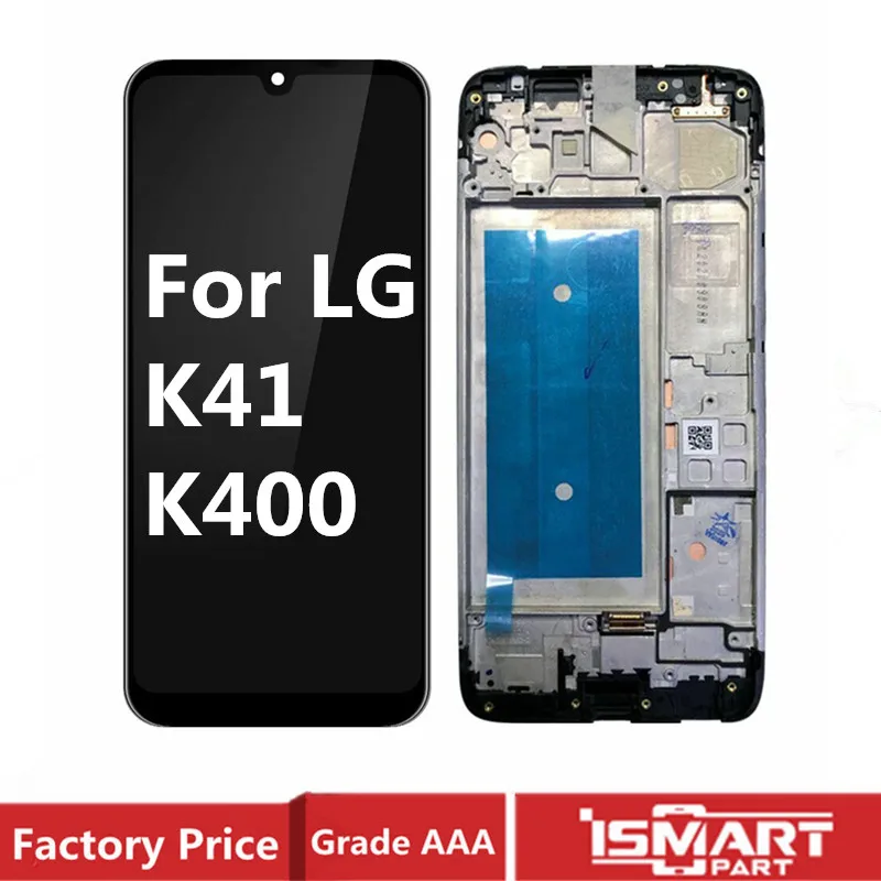 Запасные части для ЖК-дисплея LG K41 K400 с рамкой K400UM K400MM