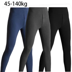 1pcs Men‘s Plus Size Thermal Bottoms Man Underwear Male Winter Keep Warm Legging Pants Soft And Comfortable Underpants 45-140kg
