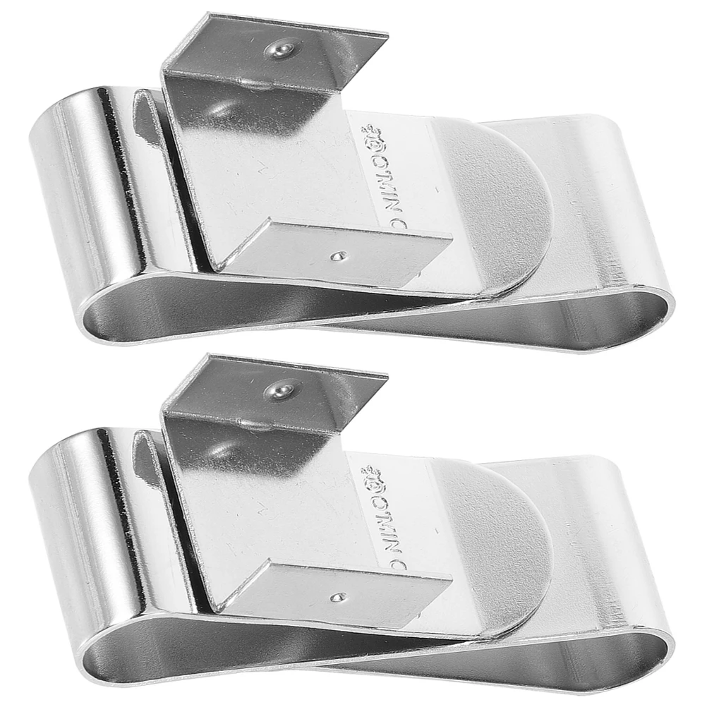 

2pcs Magnetic Billiard Chalk Holder Clamp Powder Clip Sticks Supplies Metal Snooker Cue Accessory Retractable Storage