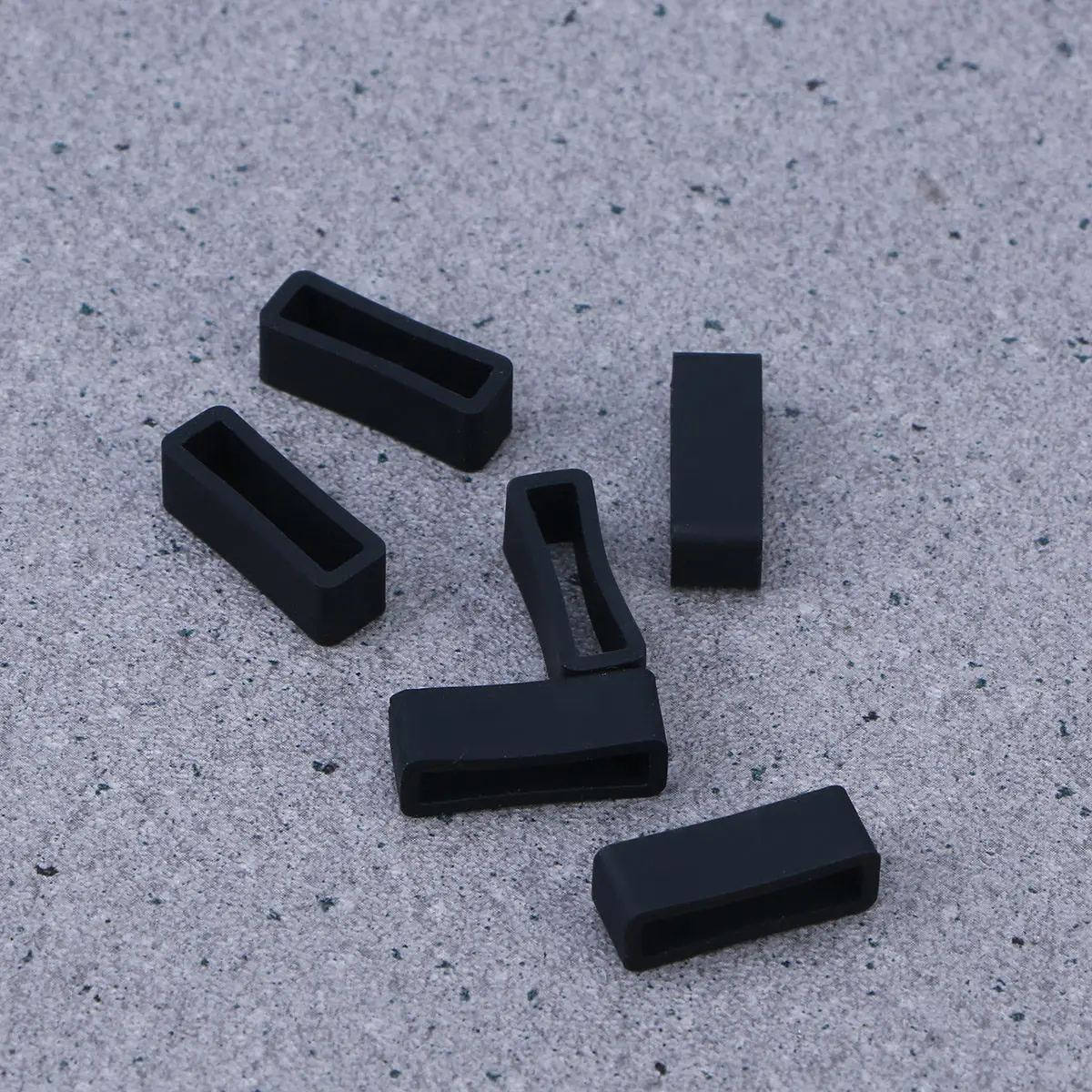 6Pcs Silicone Watch Band Strap Loops 22Mm Replacement Retainers Wear Resistant Flexible Watch Band Holder Repair Tool Set