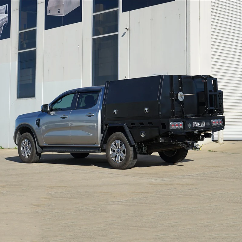 Dual/single/extra 4X4 Cab Aluminum Ute Tray and Canopy with Dog Box and Toolbox