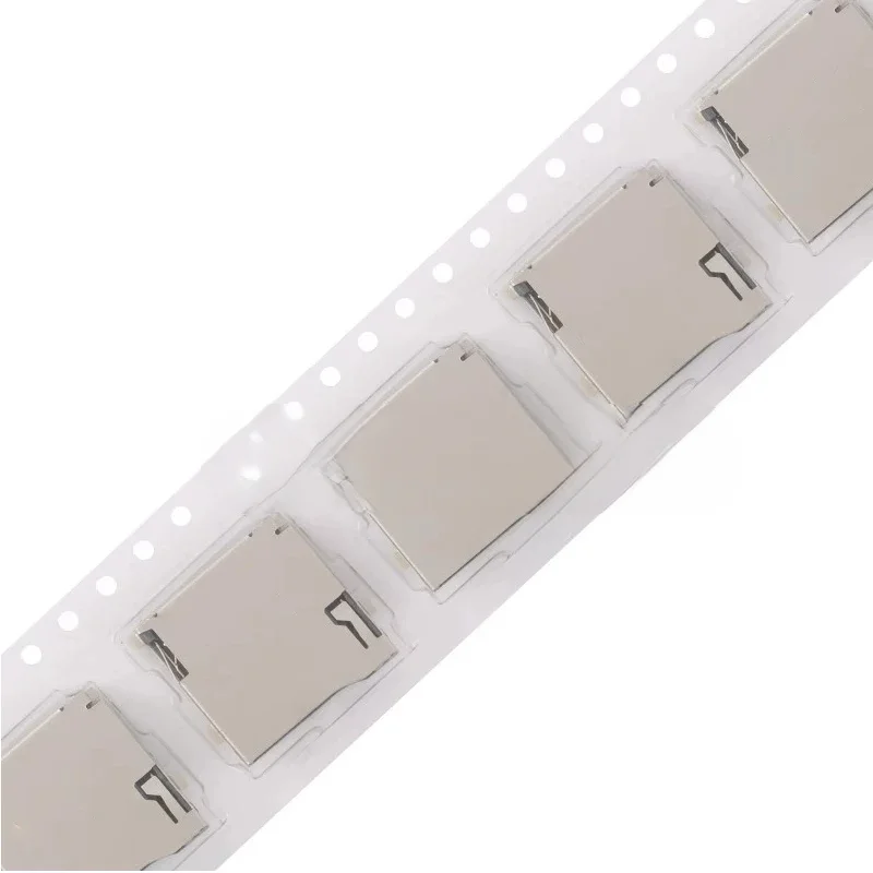 Micro SD Card Holder SMD 9Pin TF Card Holder External Soldering Patch Self-Elastic Card Holder PUSH Self-Elastic