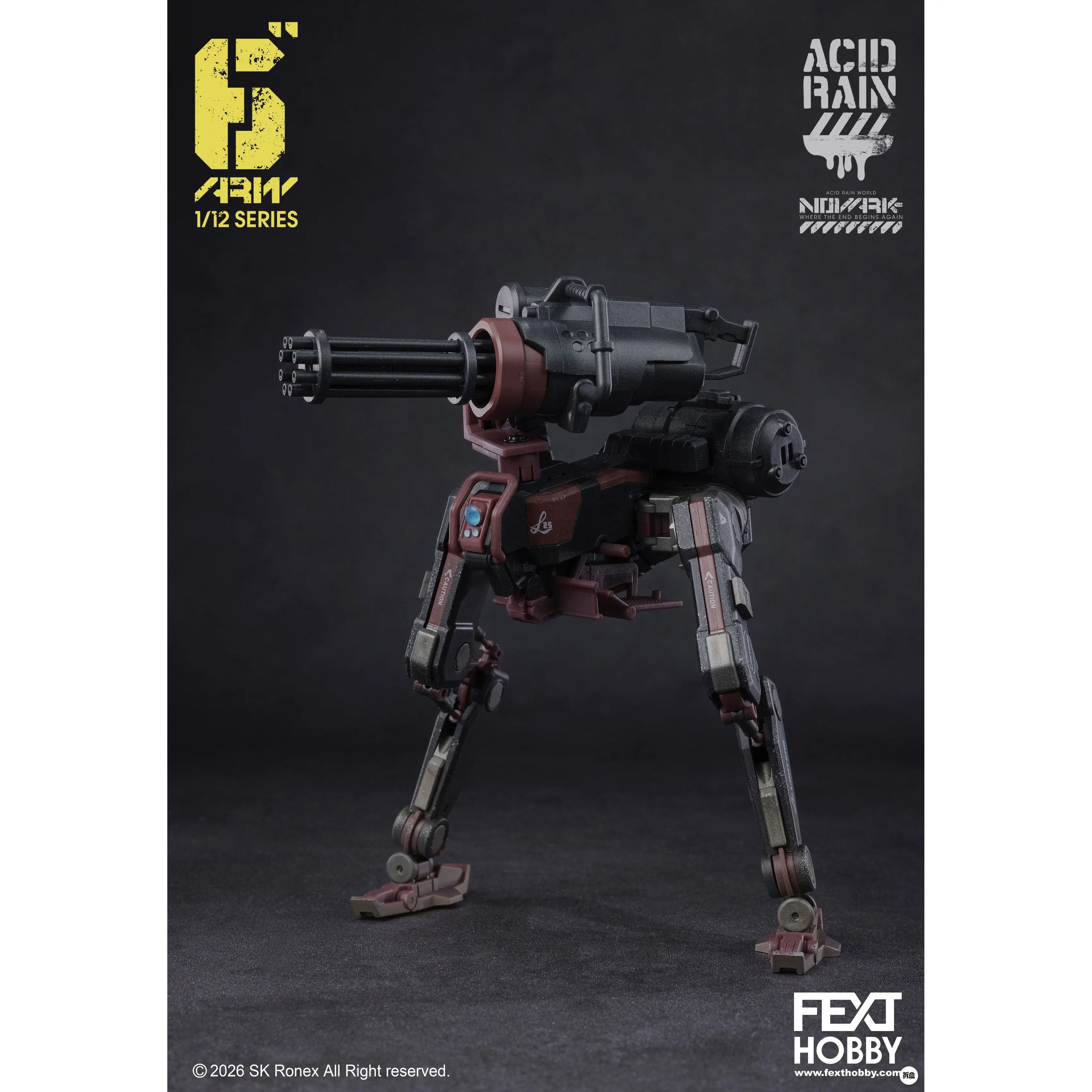 

Acid Rain War 6-inch NOVARK 2.0 Ostrich-foot Vehicle FXH-ARV-002ABC OT-3mbl Action Figure Collectible