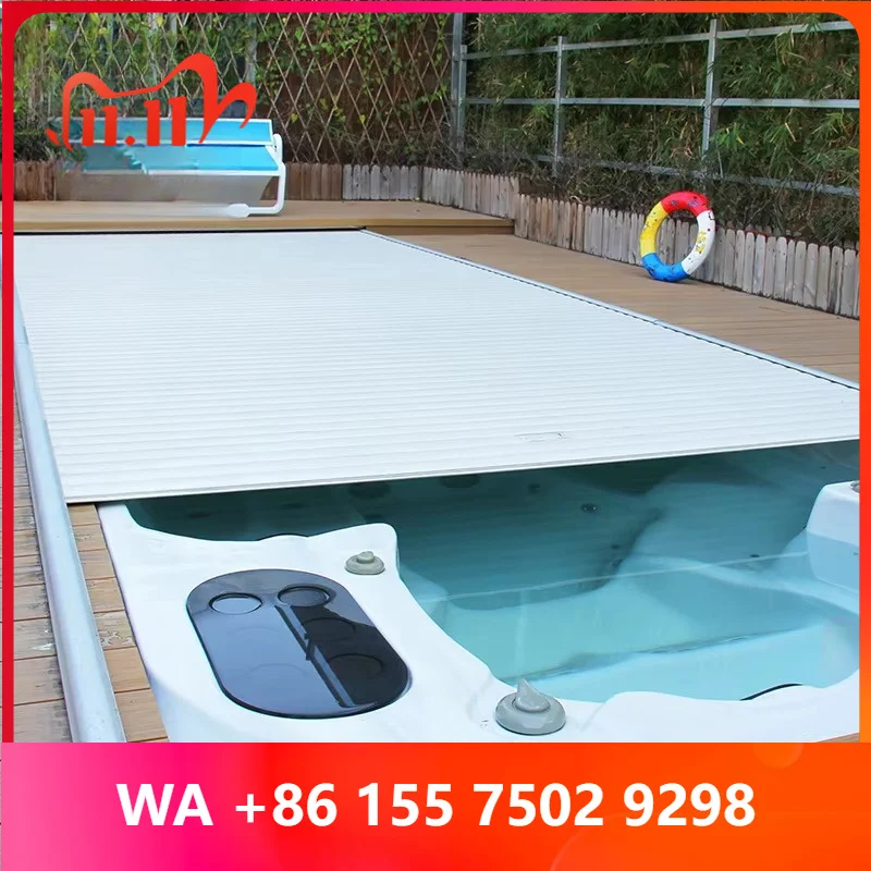 ‑m product PC - Automatic Swimming Pool Coer -U Waterproof Retrac Pool Coer for oe Ground Swimming Pools