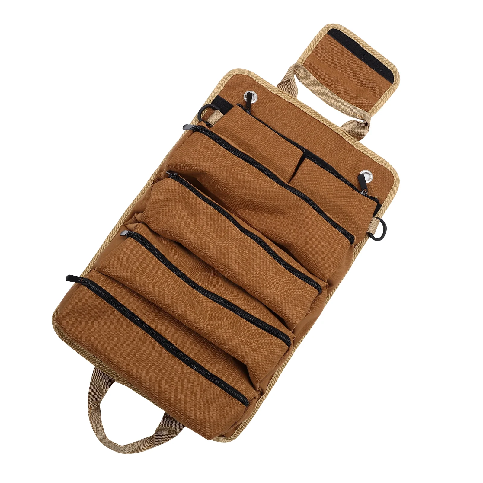 

Hardware Tool Bags Black Small Organizer Mechanic Hand Wrench Storage Tool Roll Up Bag Gardening Electricians