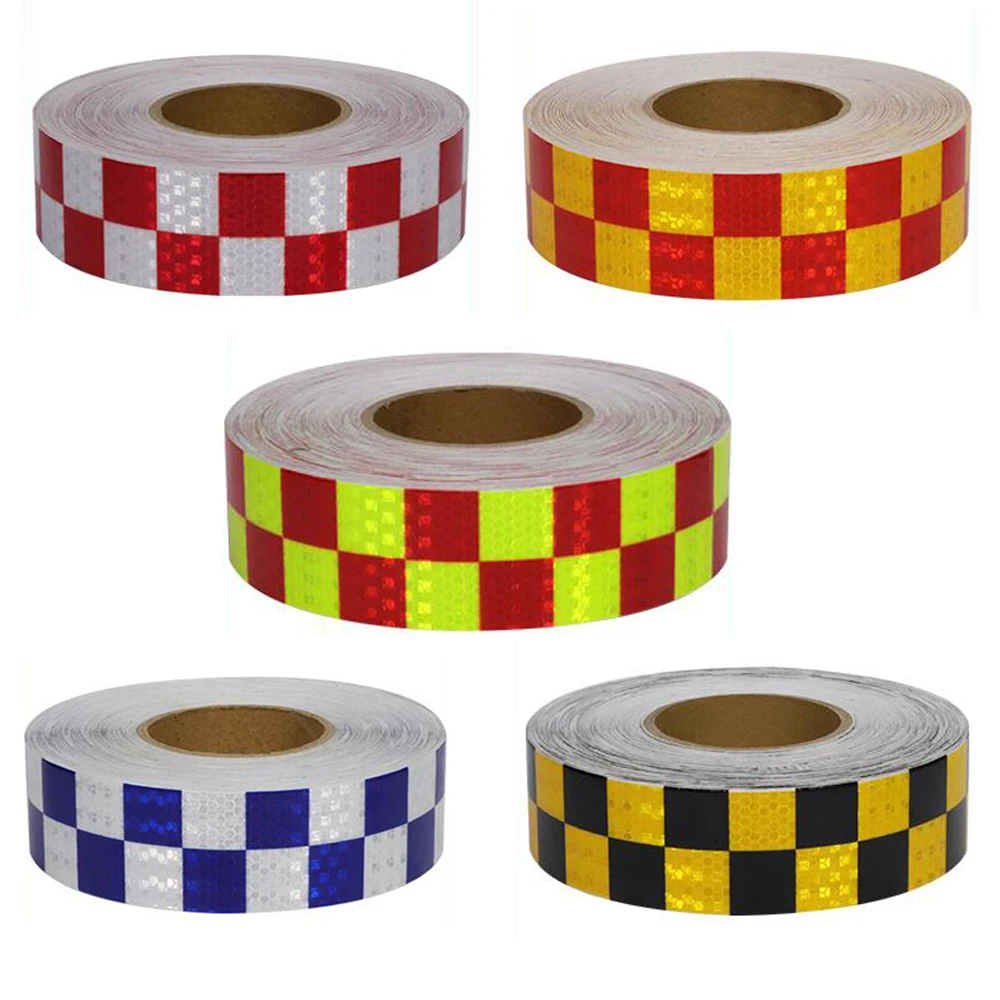 Reflective Safety Stickers Reflective Safety Warning Conspicuity Tape Film Sticker Strip Bicycle Accessories