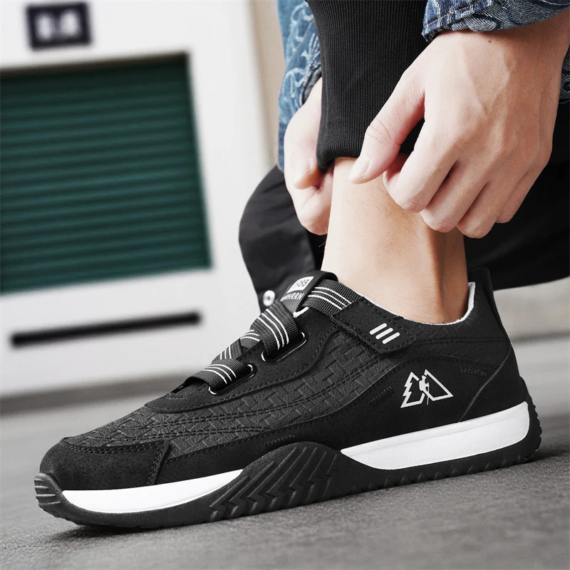 

2026 New Breathable Slip-On Anti-Slip Wear-Resistant Casual Shoes Thick Bottom Labor Protection Zapatos Men's Work Sports Shoes