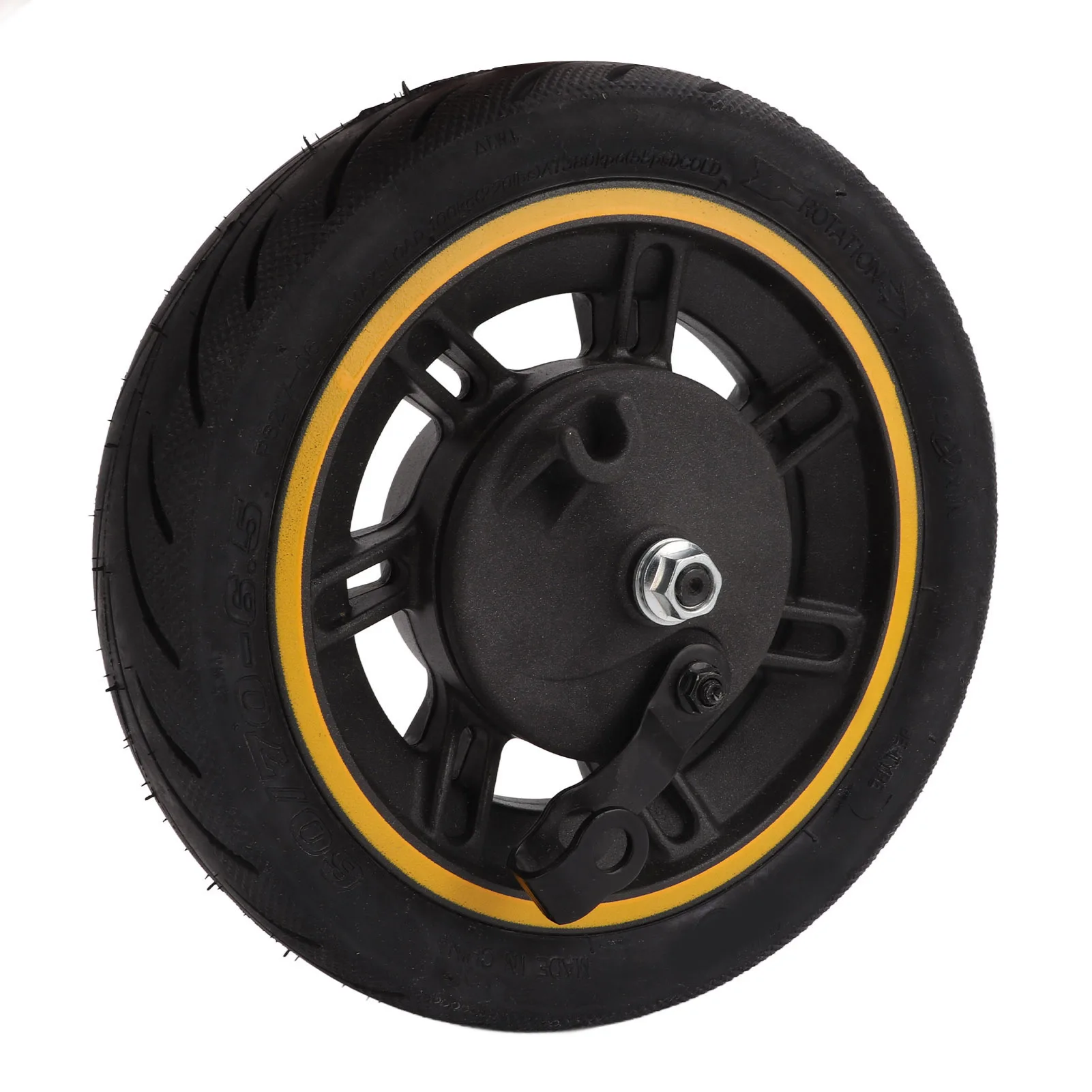 Front Wheel Auxiliary Wheel 10 Inch 60/70‑6.5 Scooter Front Wheel with Tire Replacement for Ninebot 9  G30 Electric Scooter