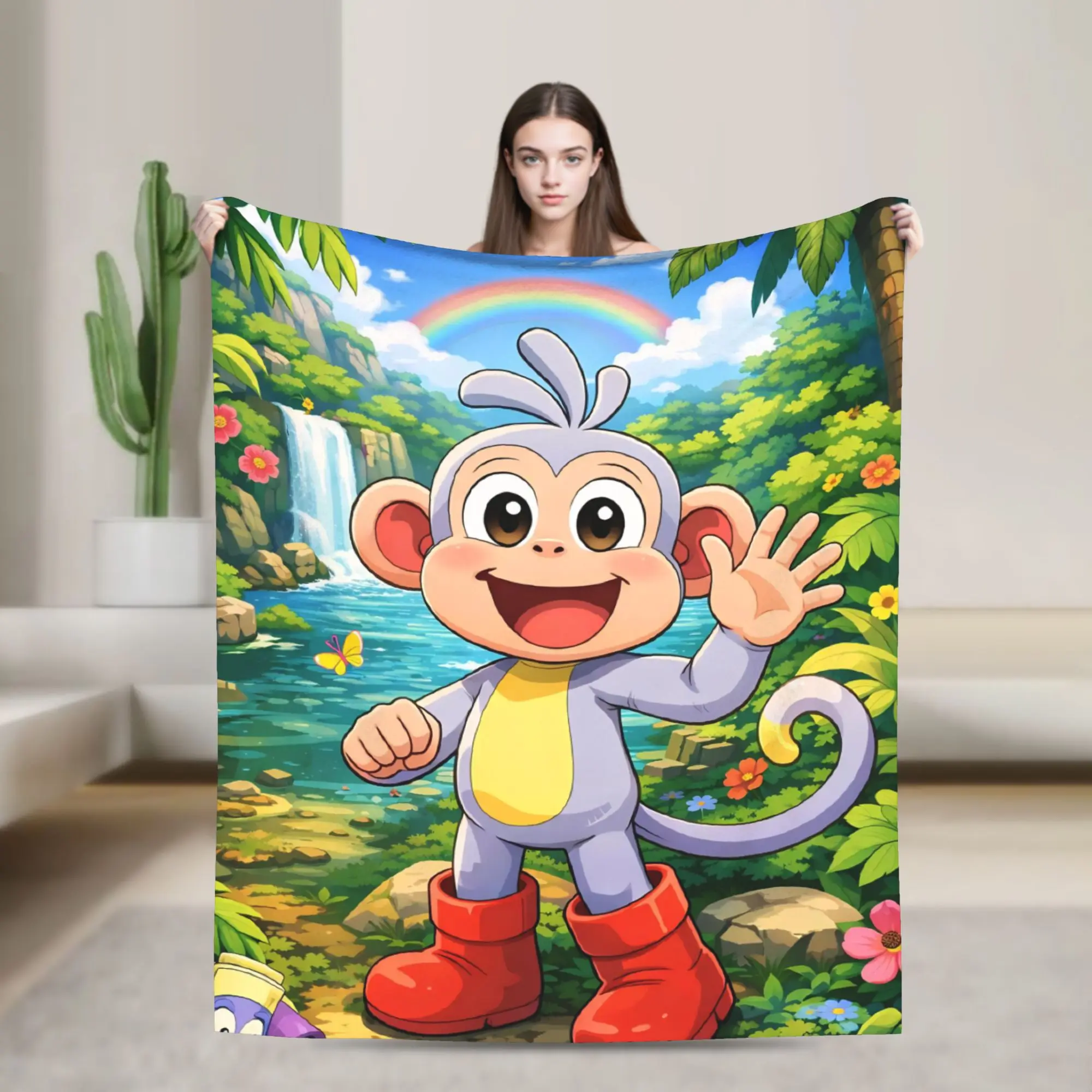 D-Doras The Explorers Accessories Blanket Super Soft Cozy  Throw Blankets for Bed 50x60 Inches Multi-size Throws And Blankets