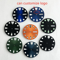 28.5mm NH35/NH36 dial PROSPEXX orange blue green sunburst dial for NH35/NH36 automatic mechanical movement can customize logo
