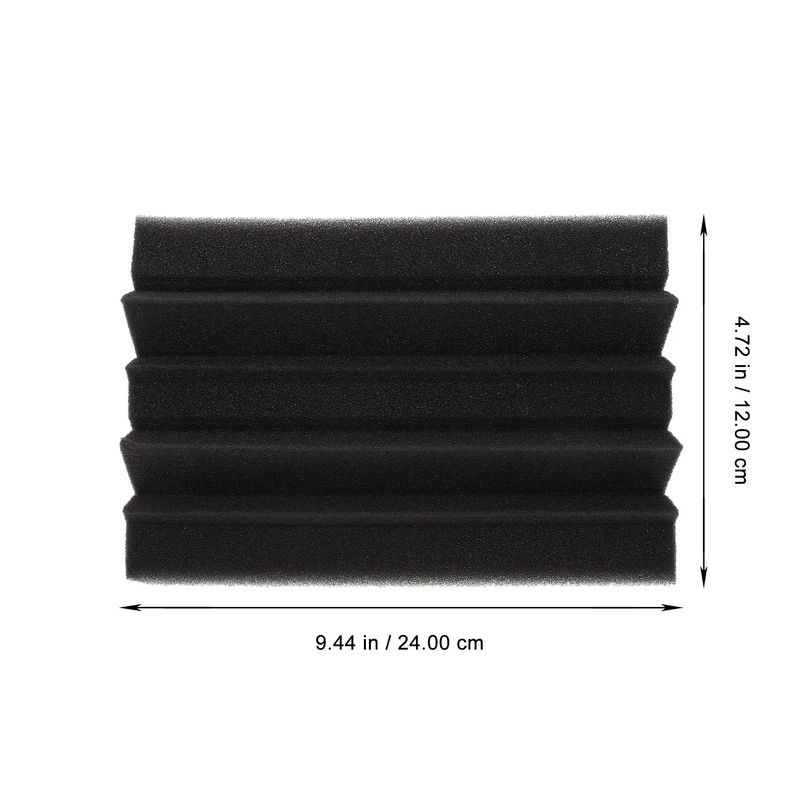 5 paneles de espuma acústica absorbente de sonido, paneles negros que absorben el sonido