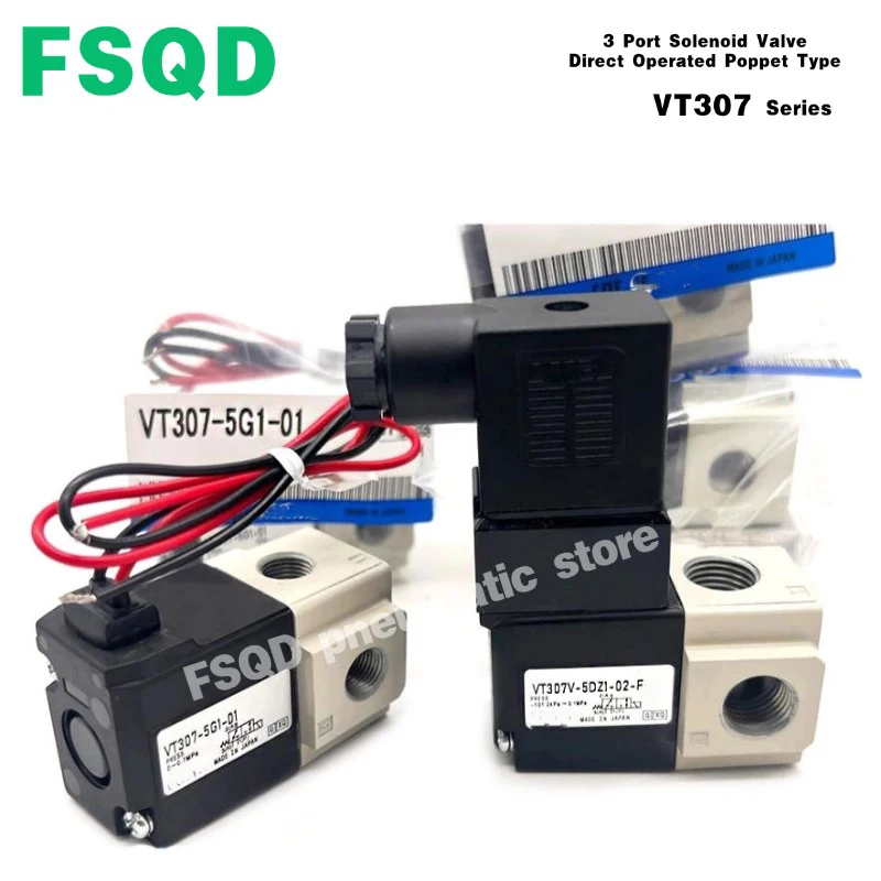 VT307 VT301V-5G1 5D1 5DZ1 5D 5DZ 5G 5DO1-01 02 01F-F-Q  3-Port Solenoid Valve VT Series  pneunatic tool