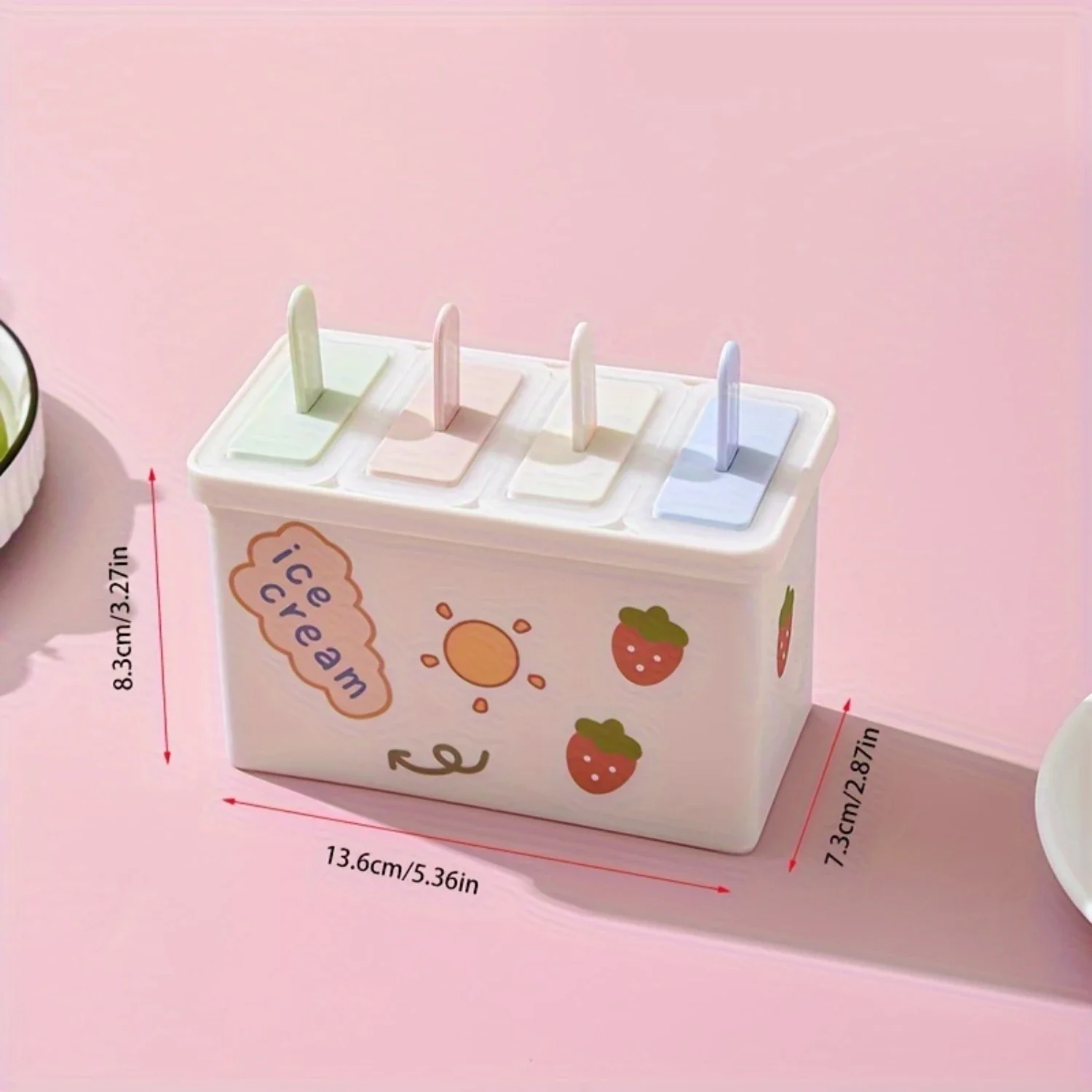 

Ice Cream Mold Household Food Grade Popsicle Freezer Refrigerator Help Popsicle Homemade Household Glacier Stick Ice Box