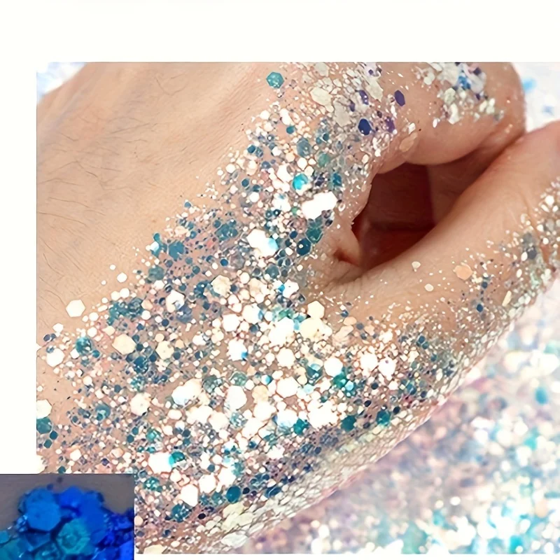 カメレオン グリッター アイシャドウ ジェル フェイス ボディ リップ ヘア グリッター ショー ステージ