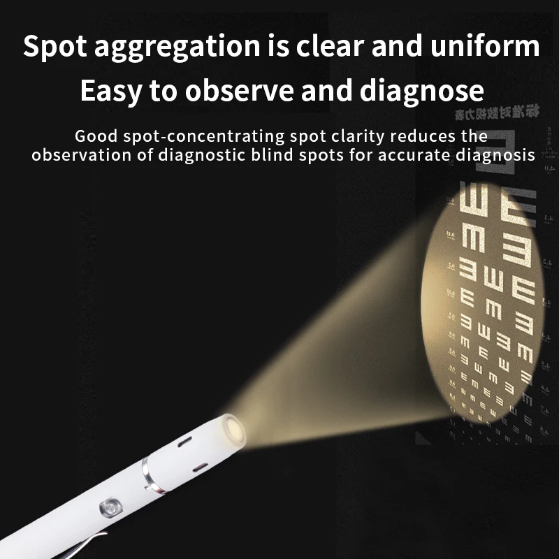 Medical Flashlight Pupil Pen Ophthalmology Ent Oral Light Mini Written Test Home Doctor Small Rechargeable Flashlight