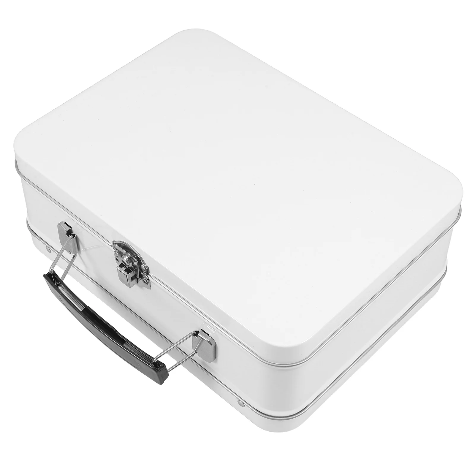 

Vintage Tinplate Lunch Box Retro Metal Food Container For Adults Bento Storage Portable School Camping Gym Picnic