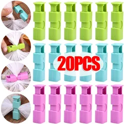 1/20pcs Sealing Clip Food Preservation Bag Clip Snack Fresh Food Storage Seal Clips Reusable Sealer Clamp Kitchen Storage Tool