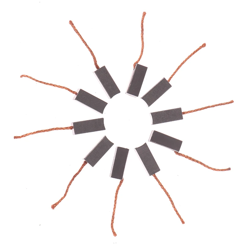 10pcs 8*8*20mm Carbon Brush For Automobile Heater Blower Fan Air-blower