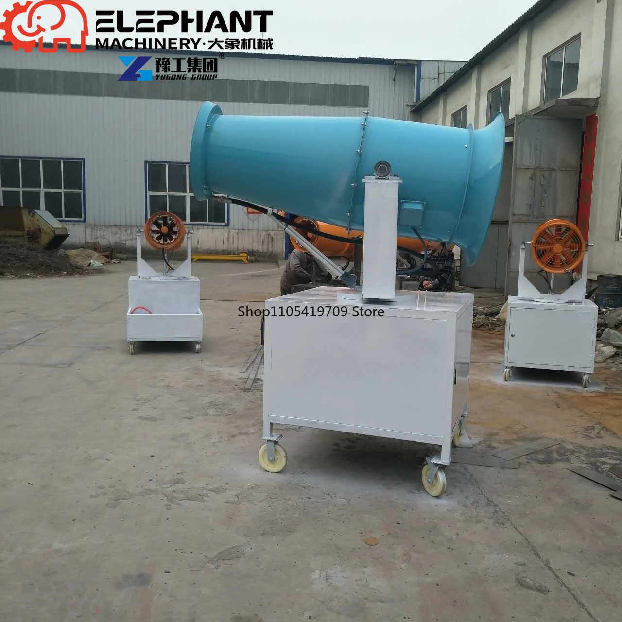 Hot Sale 30-100m Fog Cannon Machine For Dust Suppression Dumping Ground Landfill