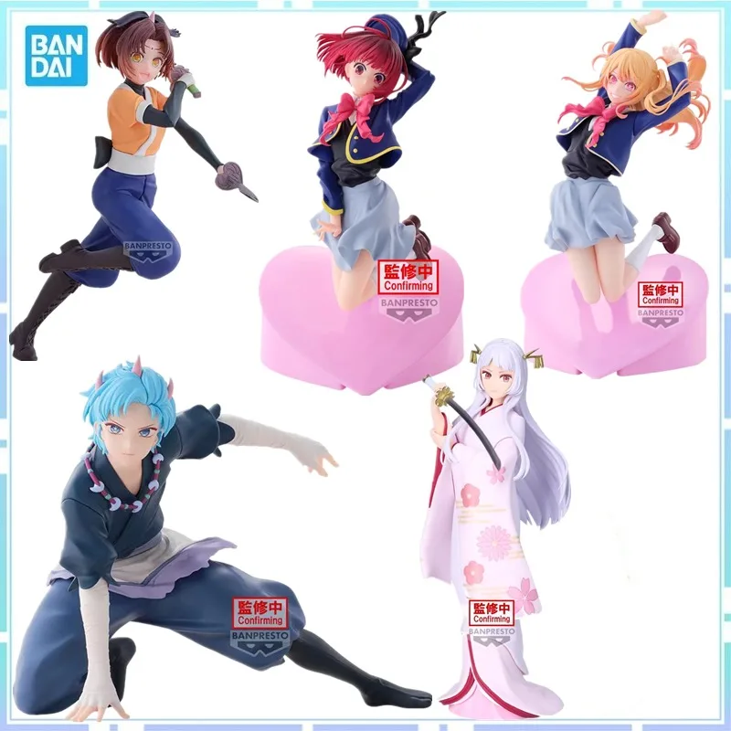 

Bandai OriginalBanpresto Аниме OSHI NO KO Kurokawa Akane Arima Kana Hoshino Aquamarin Hoshino Rubii ПВХ Фигурка Модель игрушки