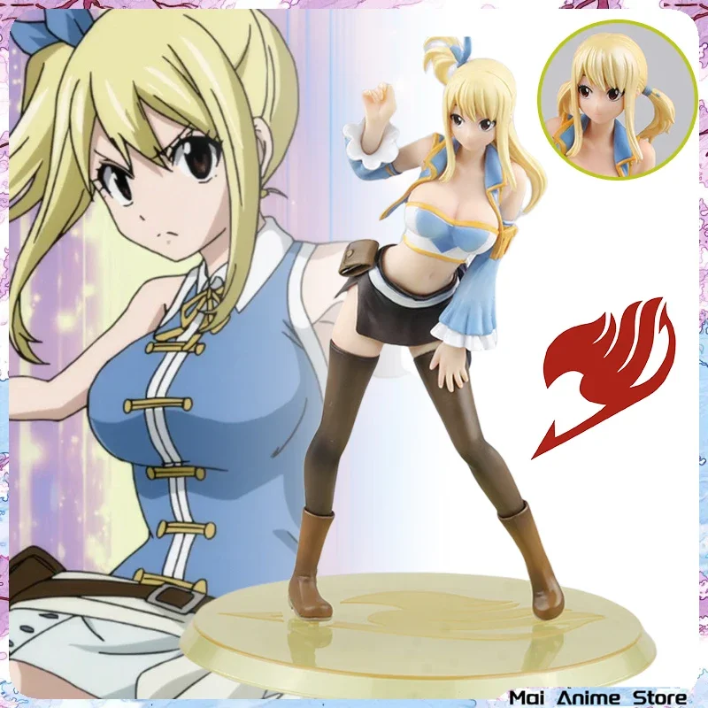 

Anime Fairy Tail Lucy Figure Swimsuit Girl Action Figurine Lucy Heartfilia Fairy Tail Sculpture Collection PVC Model Toy Gift