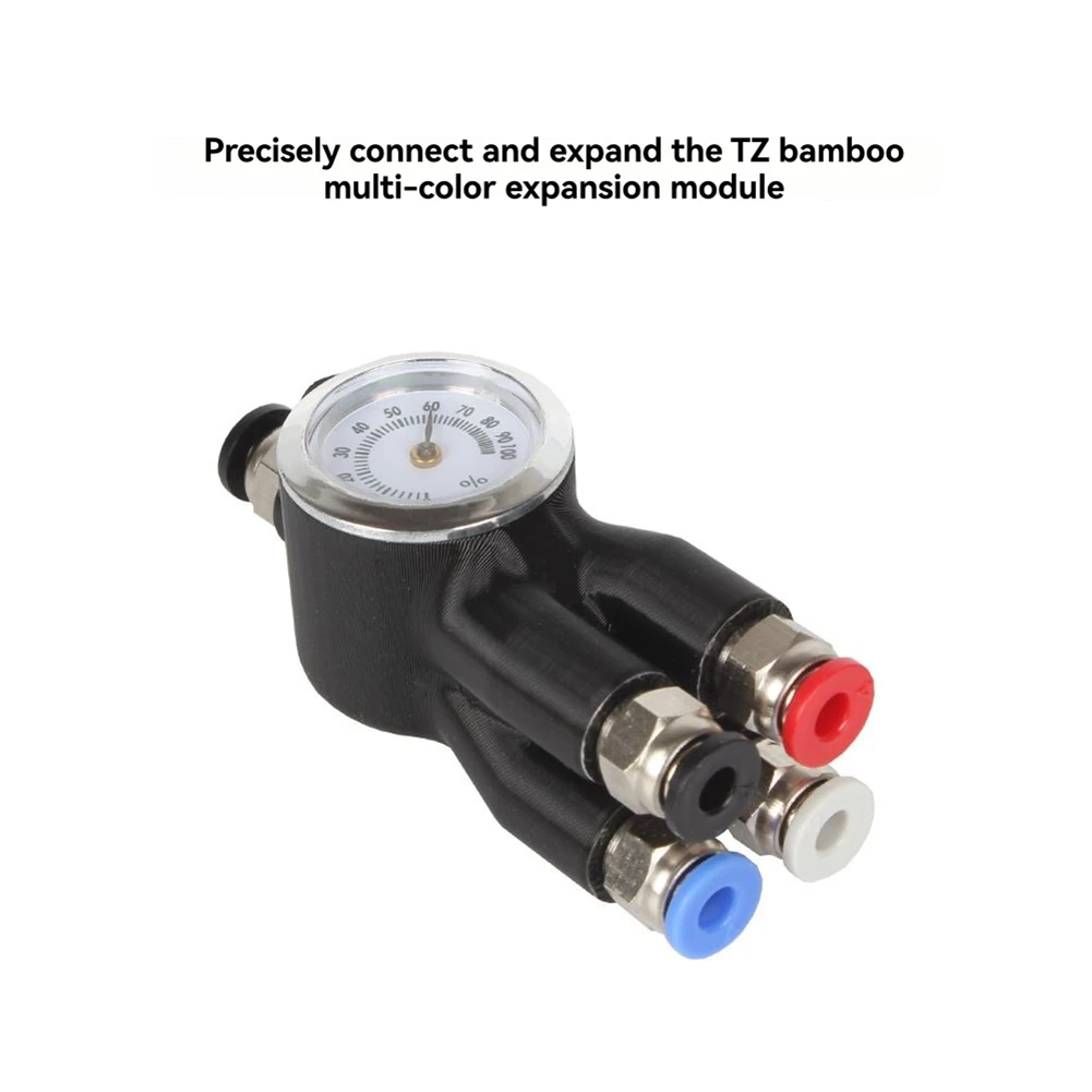 Goodprice 4-in-1 AMS Feed Pipe Adapter for Bambu Lab X1C P1P A1/A1 Mini Five-Way Feed Port PTFE Connector for Bambu Lab AMS