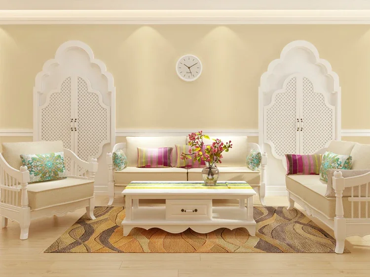 Colorful Classic Solid Pink Wallpaper Bedroom Living Room Wall Paper White Green Blue Yellow Engineering Hotel Wallpapers