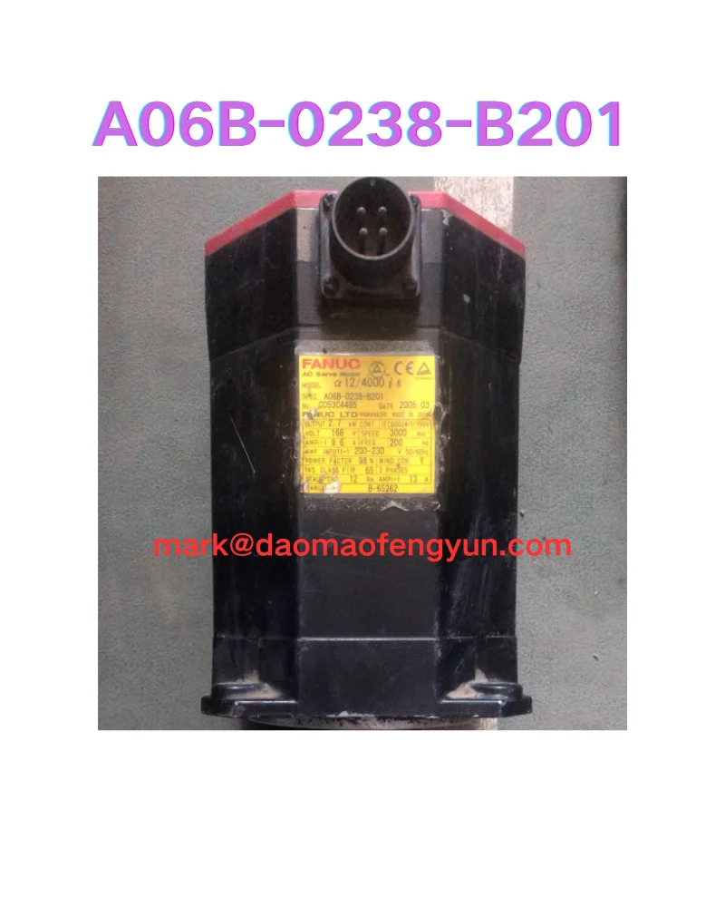 

A06B-0238-B201 Испытание серводвигателя в порядке