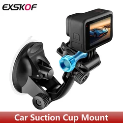 Car Suction Cup Holder Mount for GoPro Hero 13 12 11 10 9 8 7 SJCAM Insta360 X4 X2 X3 DJI Osmo Action 5 4 3 2 Camera Accessories
