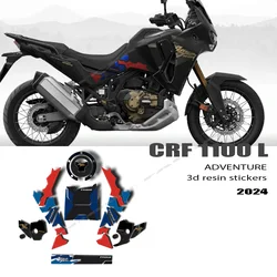 For Honda Africa Twin 1100 Adventure Africa Twin 1100 L Adventure Sports 2024 Motorcycle 3D Resin Sticker Kit
