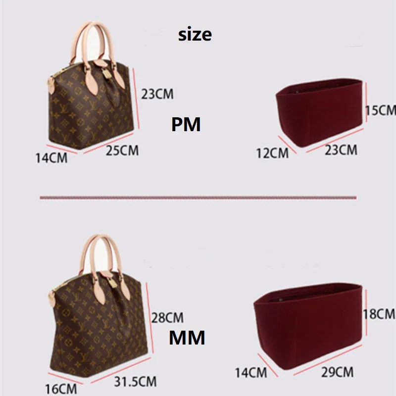 【Only Sale Inner Bag】Bag Organizer Insert For Lv Boetie Mono Tote Organiser Divider Shaper Protector Compartment