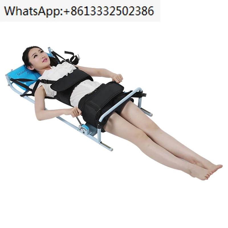 Efficient Cervical Spine Lumbar Spine Traction Bed for Cervical Vertebrae Lumbago Low Back Pain Therapy Massage Body Stretching