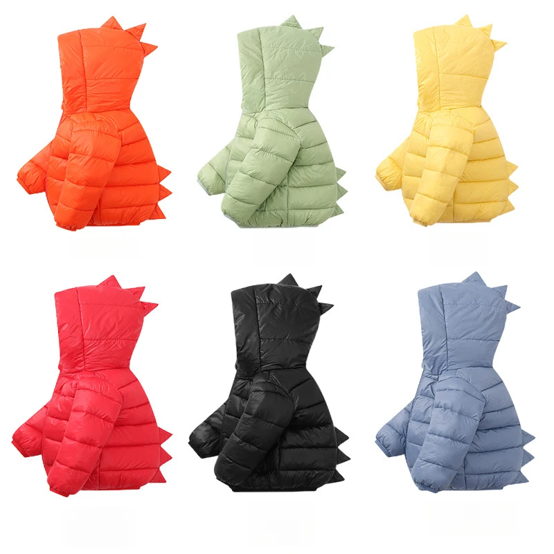 

2025Autumn and Winter New Cartoon Style Children's Down Cotton Boys and Girls Short Lightweight Coat