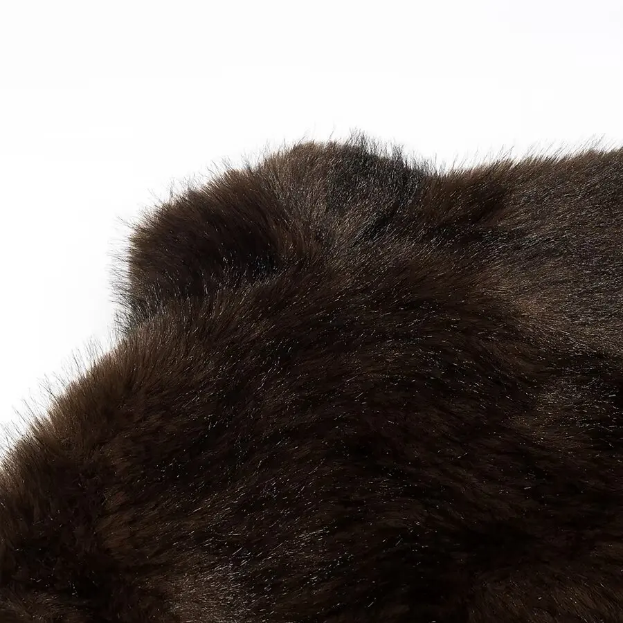 Nowa kolekcja zimowa 2025: europejska i amerykańska moda, osobowość, temperament, prosty, swobodny, futrzany płaszcz.