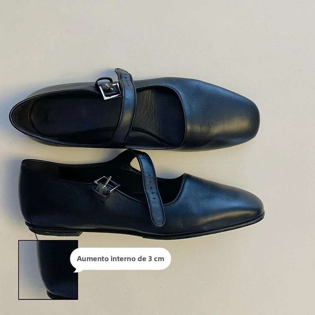 comfortable-leather-version-korean-style-slip-on-mary-janes-flat-bottom-retro-square-head-one-strap-fashionable-women-shoes