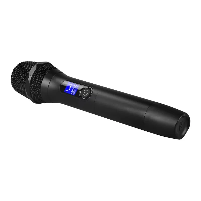 Sistema con micrófono inalámbrico doble UHF VM300, transmisión de larga distancia para puesta en escena, juego de micrófono inalámbrico
