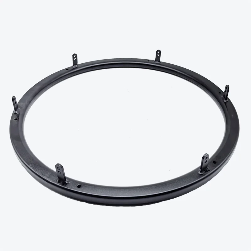 A pair of universal wheelchair rear wheel handrim with 6 links, aluminum alloy, natural fit suitable for 24inch wheels, one for each side - view 4