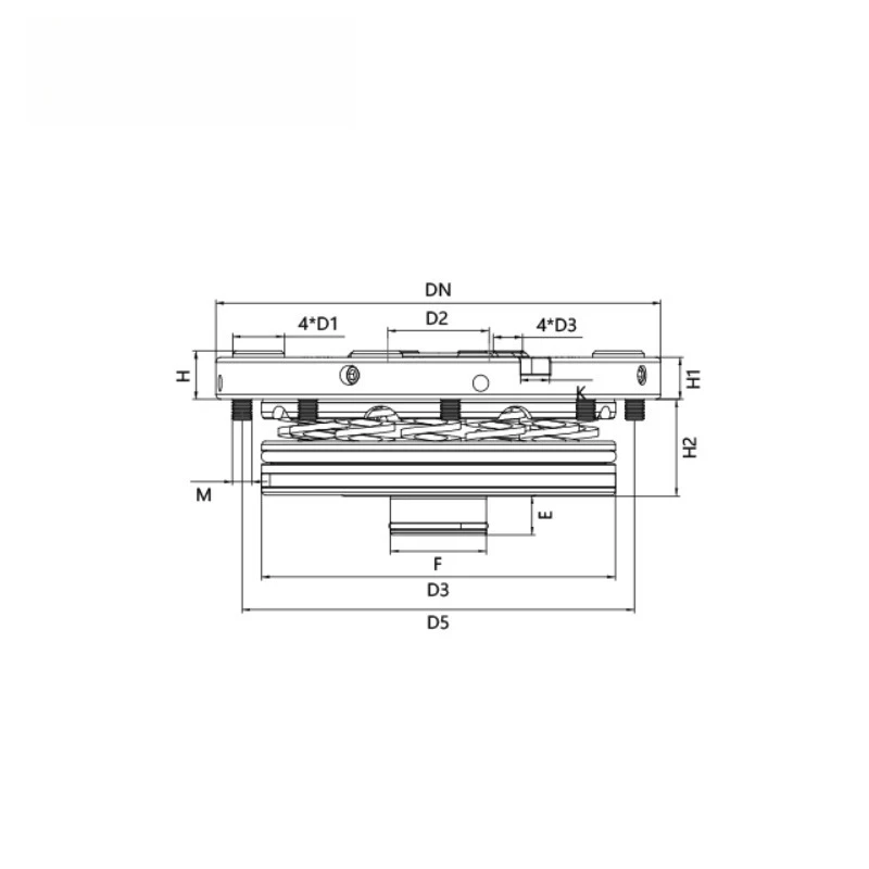 

LQNCDZ-20S Accessory Automatic Pneumatic Pallet Positioner with Zero Point System Locator Industrial Machinery Equipment