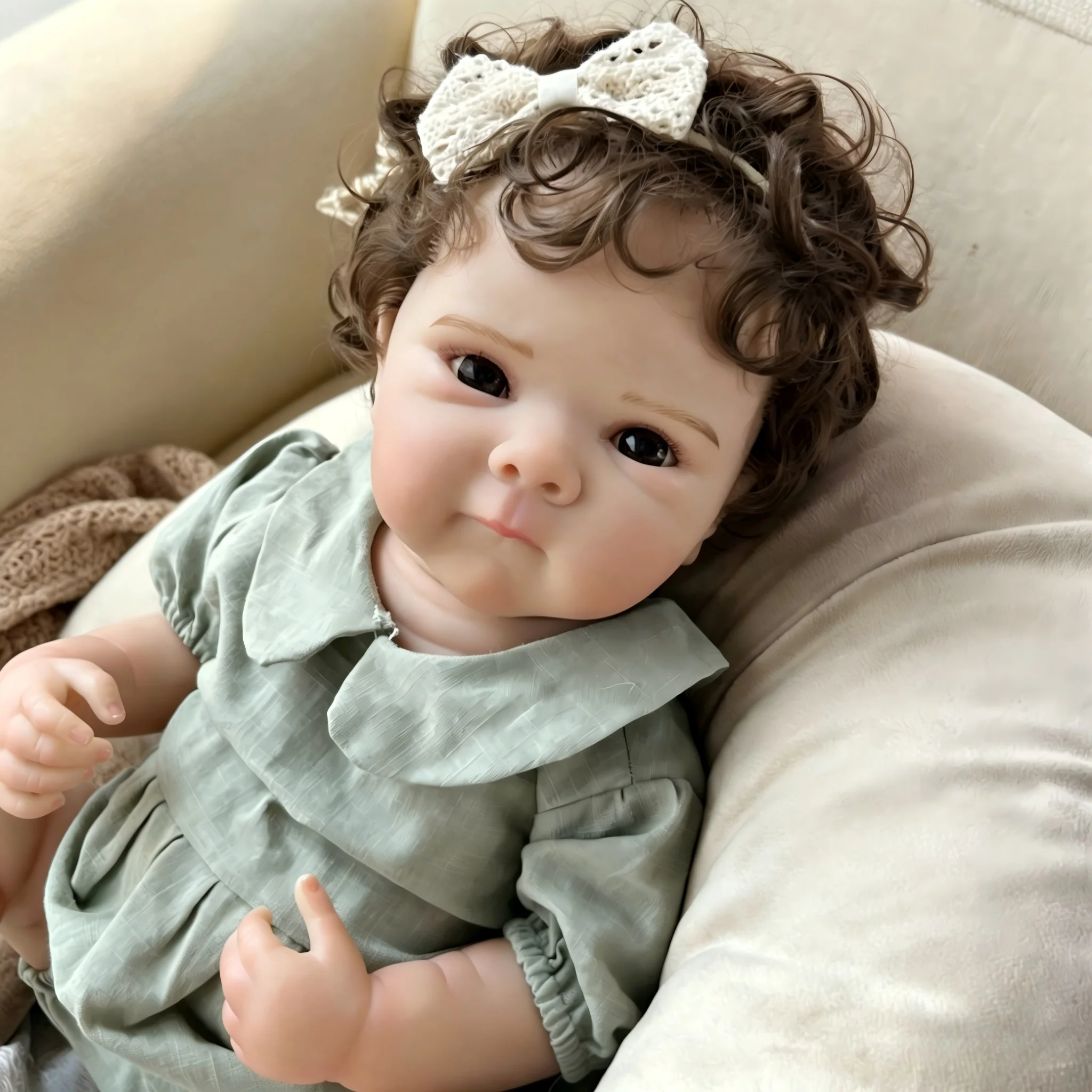 bzdoll-18-inch-45cm-lifelike-reborn-baby-girl-full-vinyl-body-curly-hair-handmade-play-doll-kids-gift