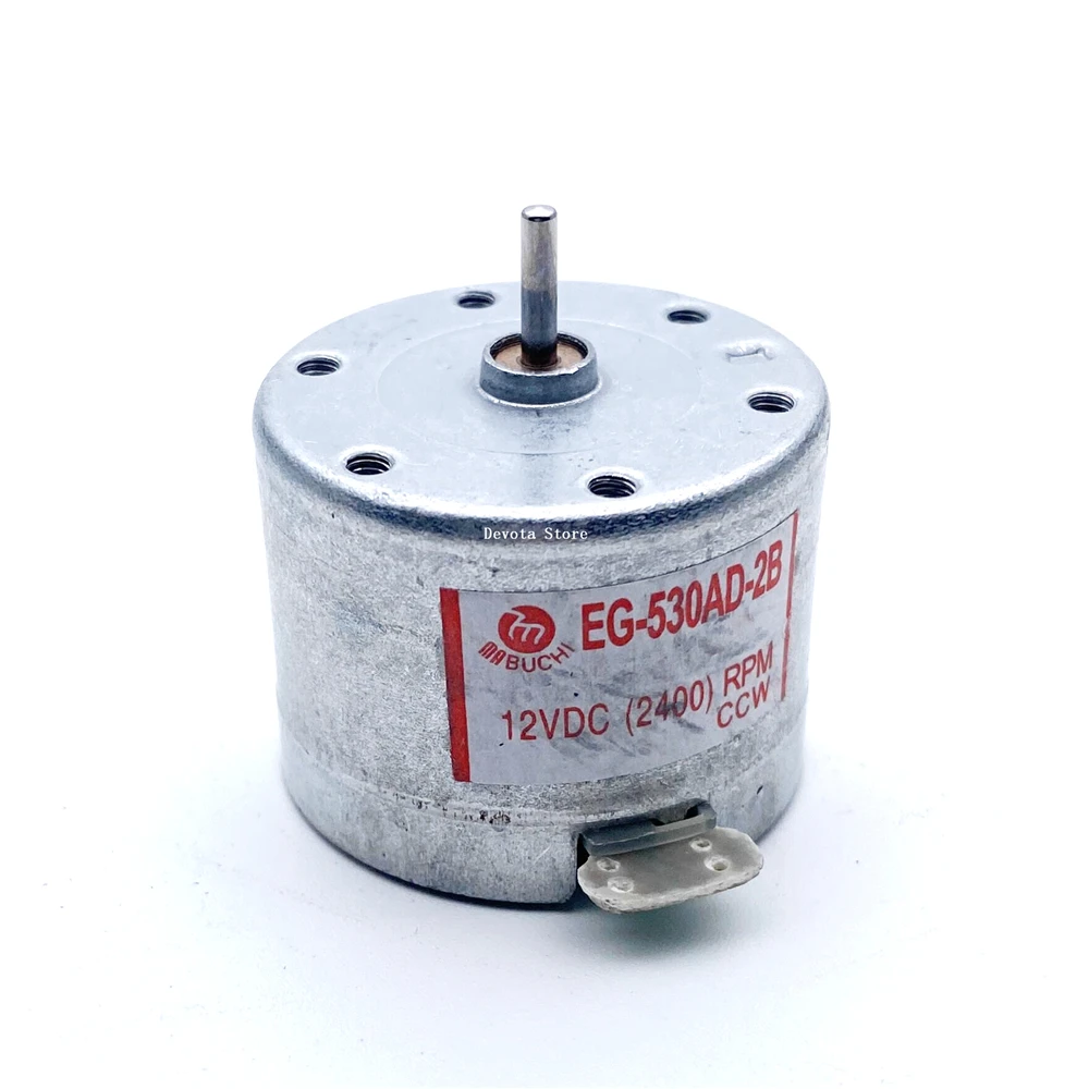 

EG-530AD-2F/2B/6B/6F/9B/9F CCW CW 2400RPM 6V 9V 12V Recorder motor Electric Mini DC Motor