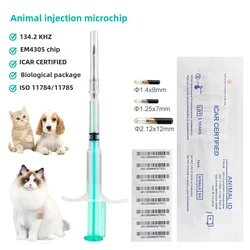 20Pieces/Pack EMID 11784/85 FDX-B Animal Chip RFID Pet Subcutaneous Micro Tag Implantable For Cats, Dogs, and Animals