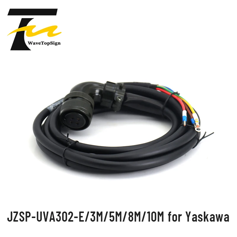 

Кабель питания серводвигателя WaveTopSign JZSP-UVA302-03-E JZSP-UVA302-05-E JZSP-UVA302-08-E JZSP-UVA302-10-E для Yaskawa